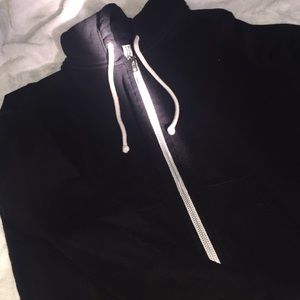 Black H&M Zip-Up Hoodie